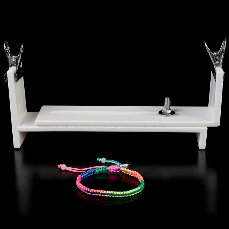 Diy Bracelet Red Rope Braiding Frame Handmade Fixed Tools Braided Rope Artifacts Fixed Plate Knitting Tool view 5
