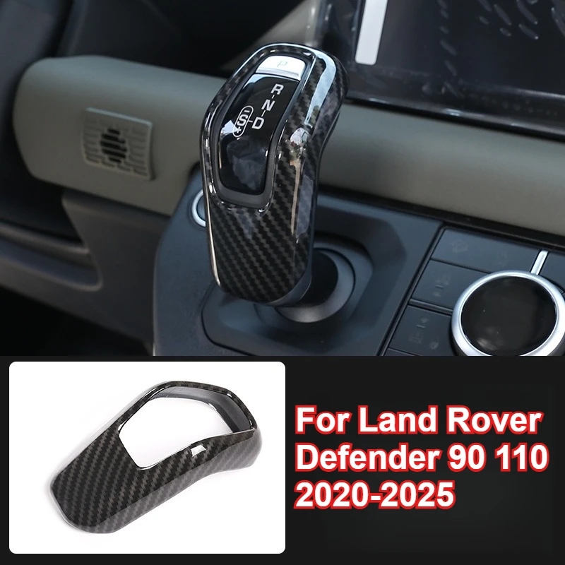

For Land Rover Defender 90 110 2020-2025 ABS Car Shift Head Protective Cover Decorative Accessories Interior Mouldings