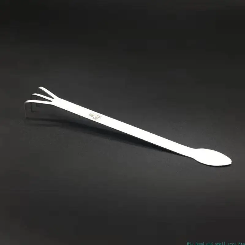 

581C Мини -садоводство грабли с нержавеющей стали Тноины для очистки травы листовой травы