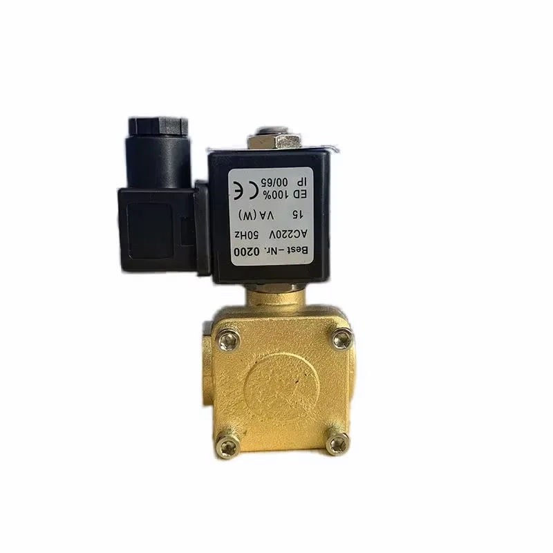 SONGO DN32 1-1/4" AC220V 16bar Brass Normally Closed High Pressure pilot Type Solenoid Valve