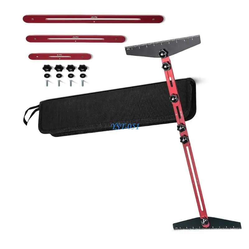 E15A Stair Treads Template Tool Aluminum Stair Treads Measuring Tool Foldable