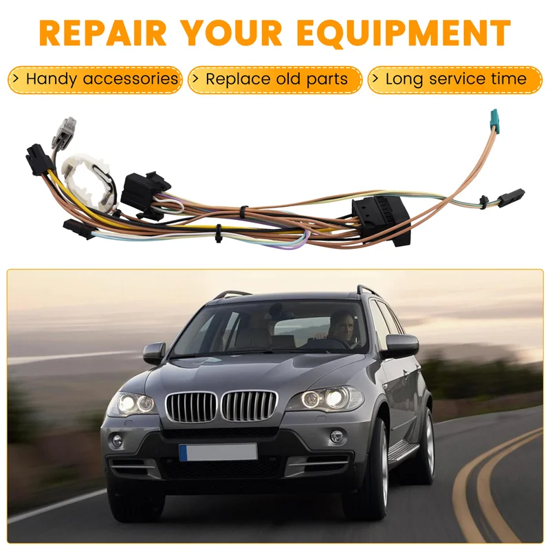 

For BMW X5 E70 2007-2013 Car Headlight Wiring Harness Internal Cable With AFS Front-A65M