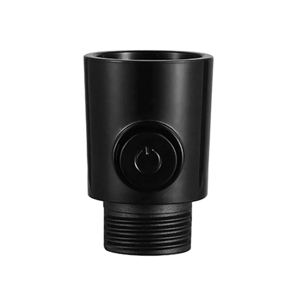 Kunststoff-Duschkopf-Armumsteller, Ein-Knopf-Wasserdruckregelung, Wasserabsperrventil, Durchflussbegrenzer, Abschaltschalter für Sprühgeräte