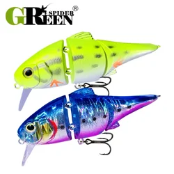 NEW 70MM 10.3G Joint Fishing Lure Floating Swimbait Crankbaits Wobbler Minnow Artificial Hard Bait Bass Pike Tackle