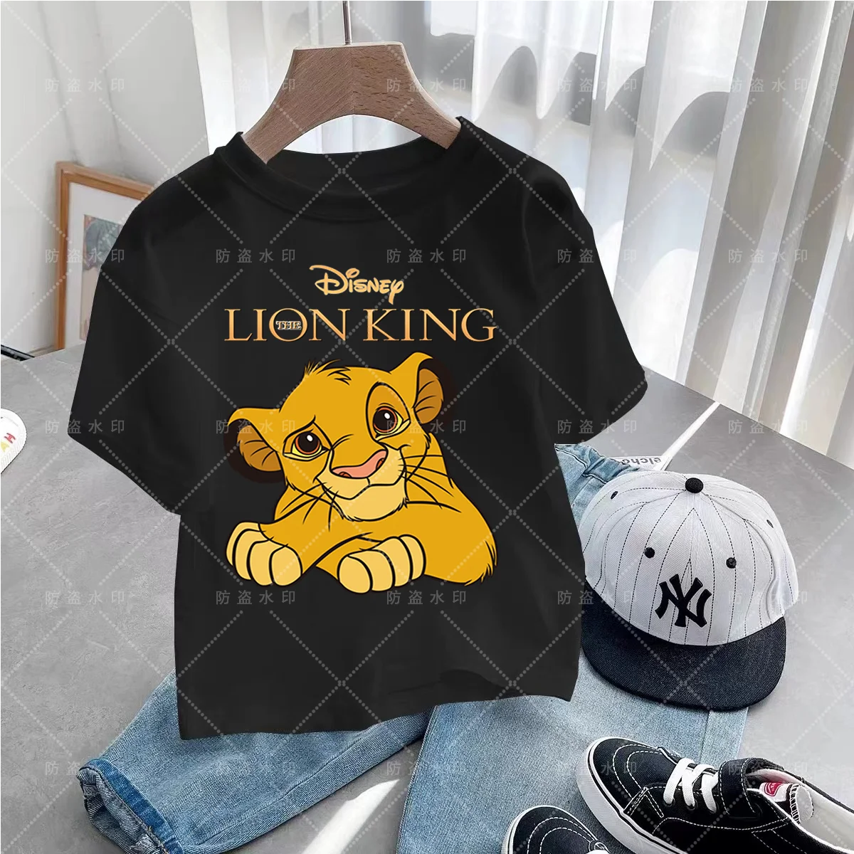 

Disney Lion King Summer Print Clothing Casual Sports Anime Baby T-shirt Boys Girls Round neck Outdoor Cartoon T-shirt top