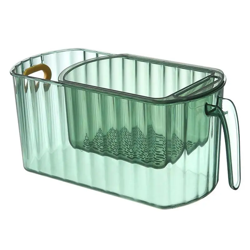 Fruit Storage Containers Double Layer Fruit Storage Basket Wear-Resistant Storage Supplier For Raisins Strawberries And