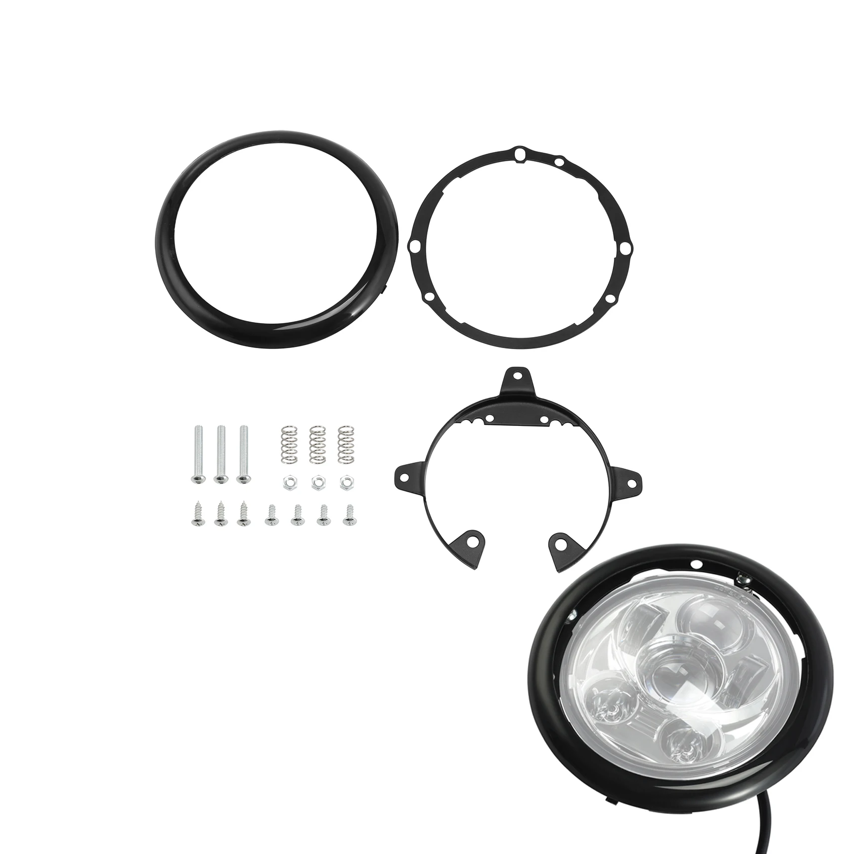 

Modified Headlight Ring Trim Mount Bracket Fit For Harley Low Rider ST FXLRST 2022-2025 24 23