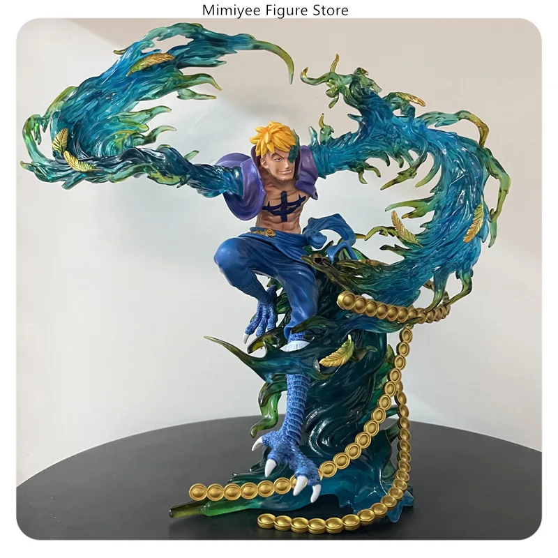 قطعة واحدة ماركو العنقاء تحلق تشكل قراصنة اللحية البيضاء 29 سنتيمتر أنيمي الشكل تمثال سطح المكتب الديكور هدية