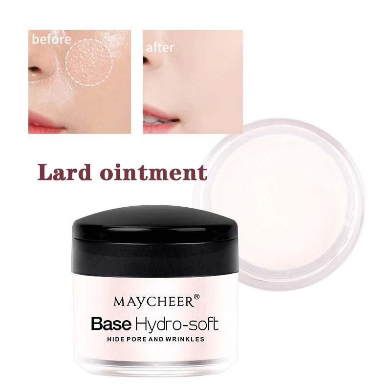 

Праймер для пор Основа под макияж Тональный бальзам Lard Balm Увлажняющий Увлажняющий Невидимые тонкие линии Стойкая посадка Натуральный прозрачный макияж
