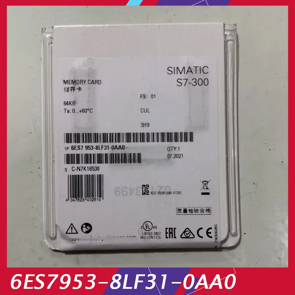 

Memory Card RAM S7-300 64KB 6ES7 953-8LF31-0AA0