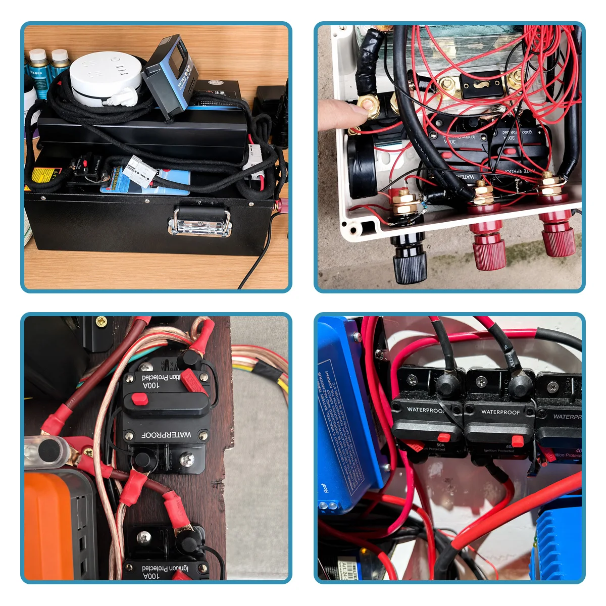 Lanke 30-300A Sicherungsautomat mit manuellem Reset, wasserdicht, für Auto, Boot, manueller Stromschutz für Audiosystem-Sicherungen – Detail 6