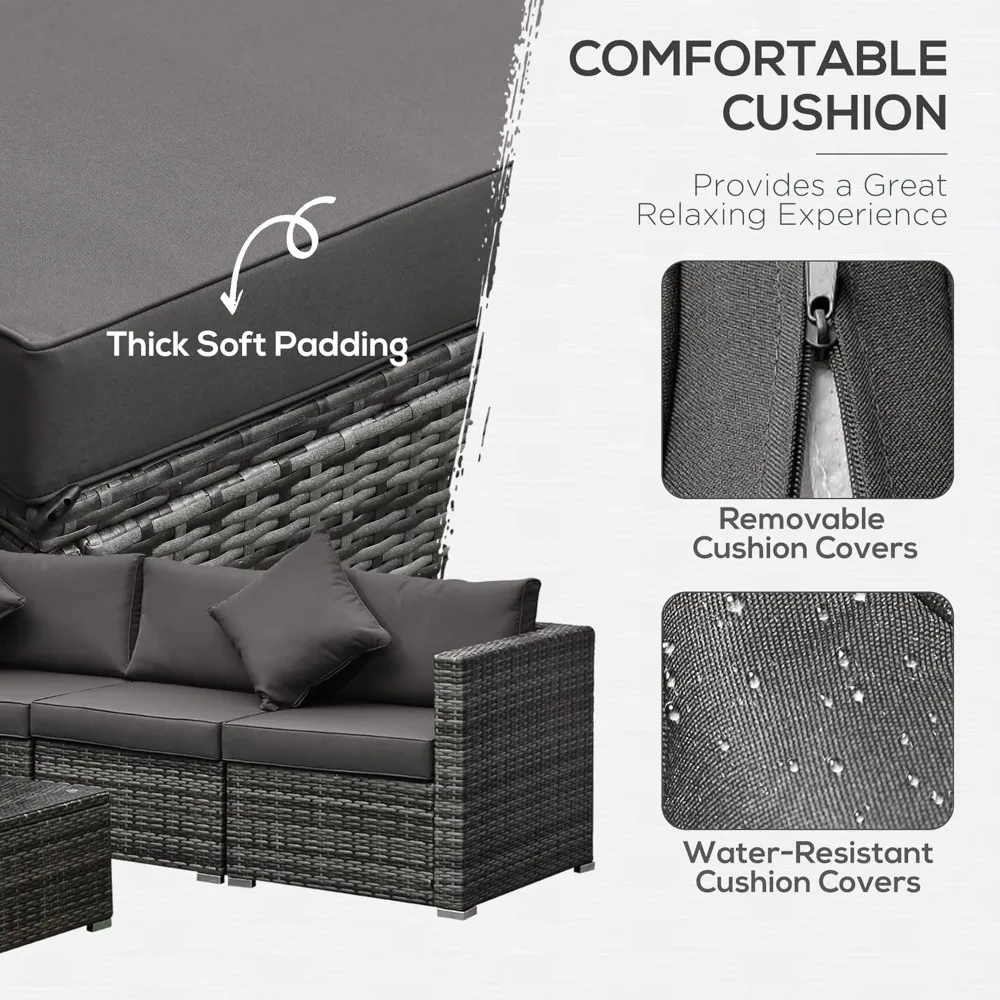 Thumbnail 3 - #9 Rattan Garden Sofa Sets Comparison Guide