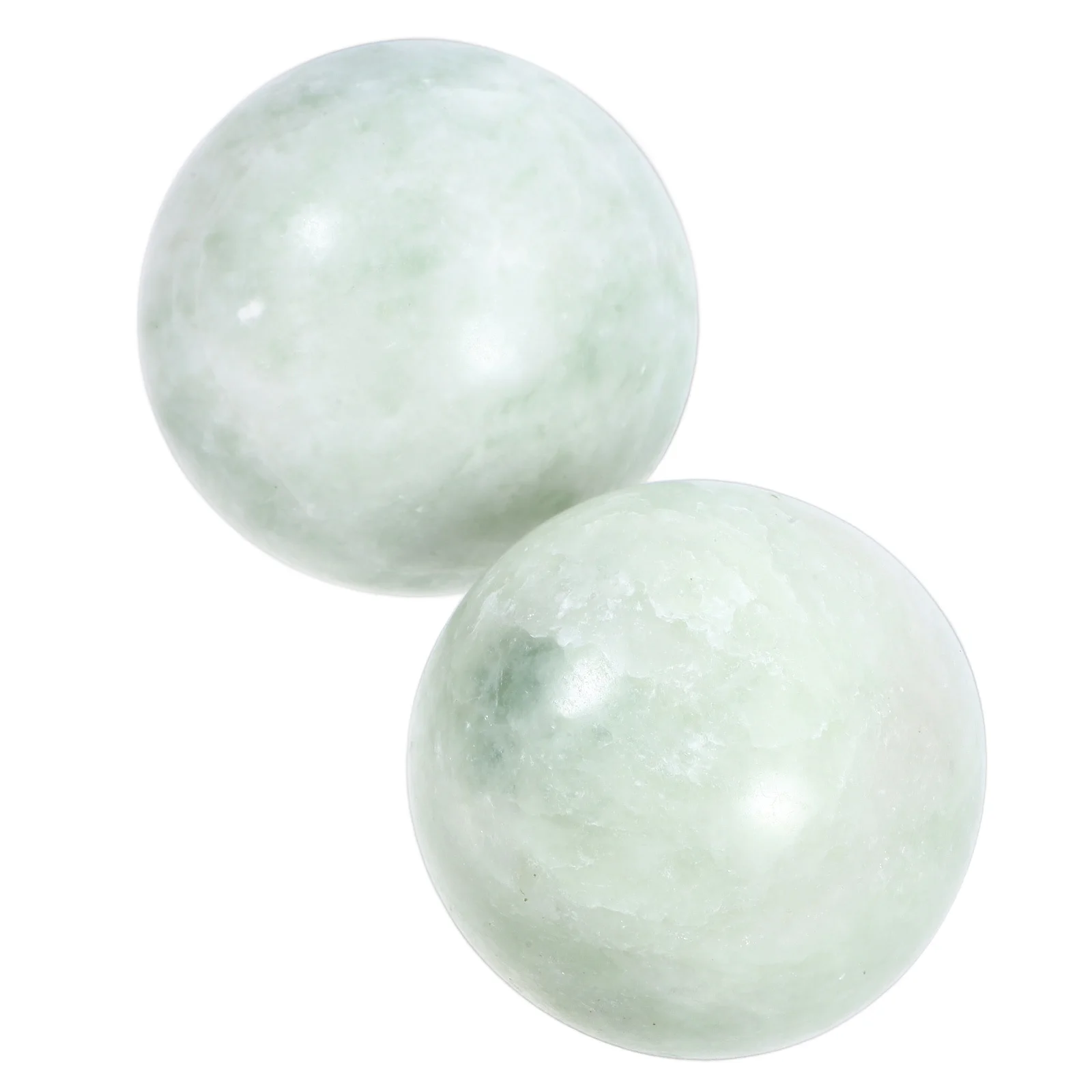 

2Pcs Massage Ball Set Round Polished Hand Therapy Balls for Improved Blood Flow Sturdy Portable Hand Rolling Exercise Balls