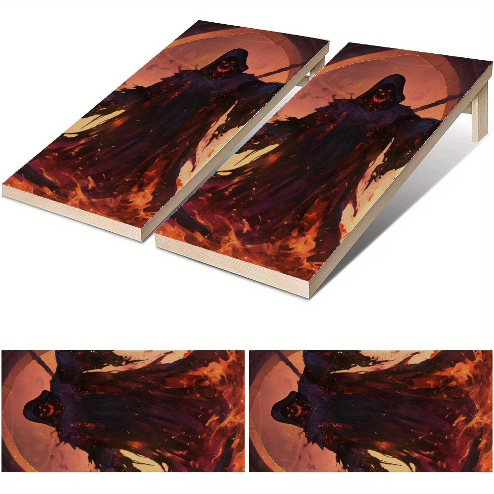 

Водонепроницаемая виниловая доска Inferno Reaper Cornhole Board, дизайн настольной игры из ПВХ для игр на открытом воздухе, идеально подходит для занятий спортом и отдыха, Du