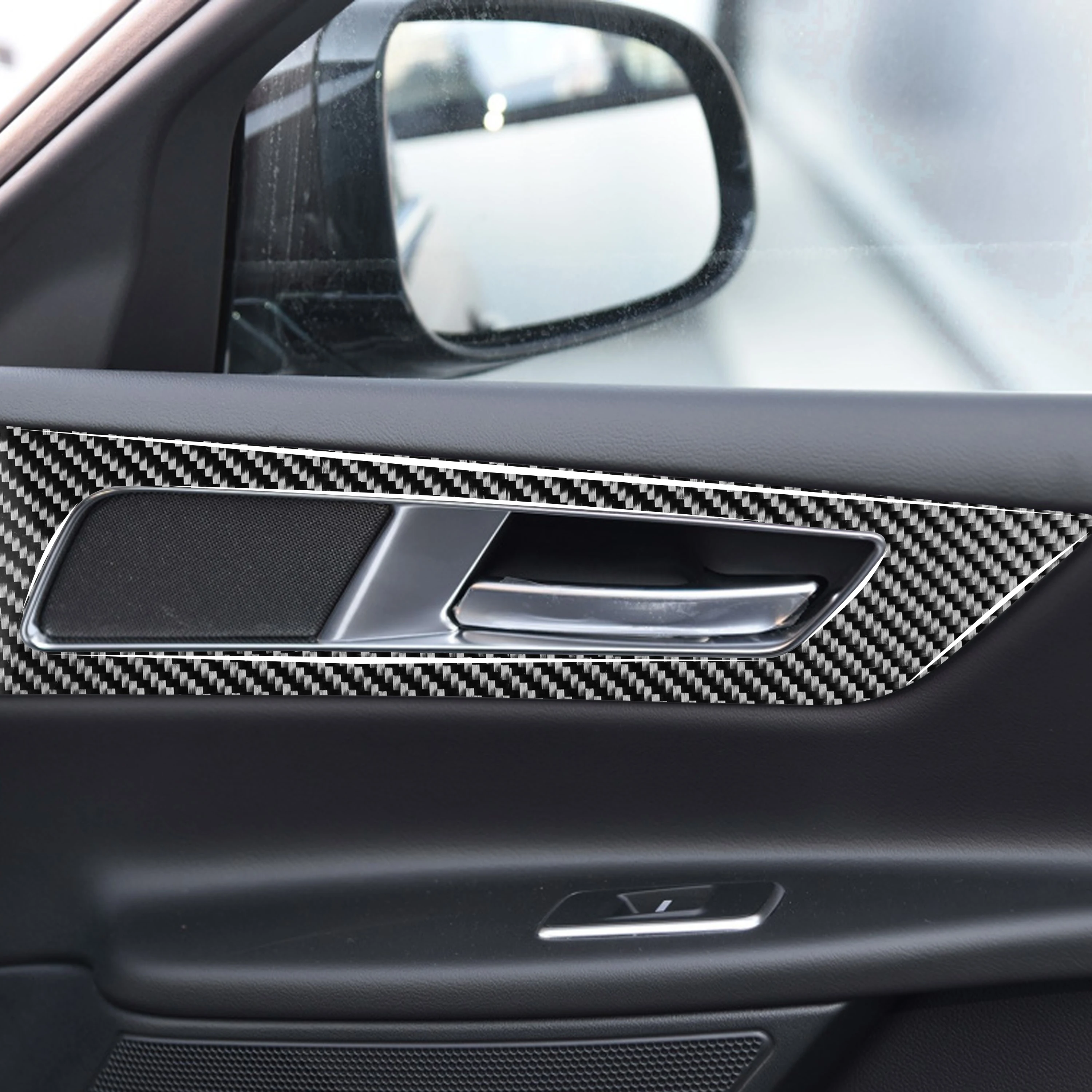 For Jaguar F-PACE X761 XE X760 XF X260 XJ 2016 2017 2018 2019 2020 Accessories Carbon Fiber Stickers Car Interior Decorative