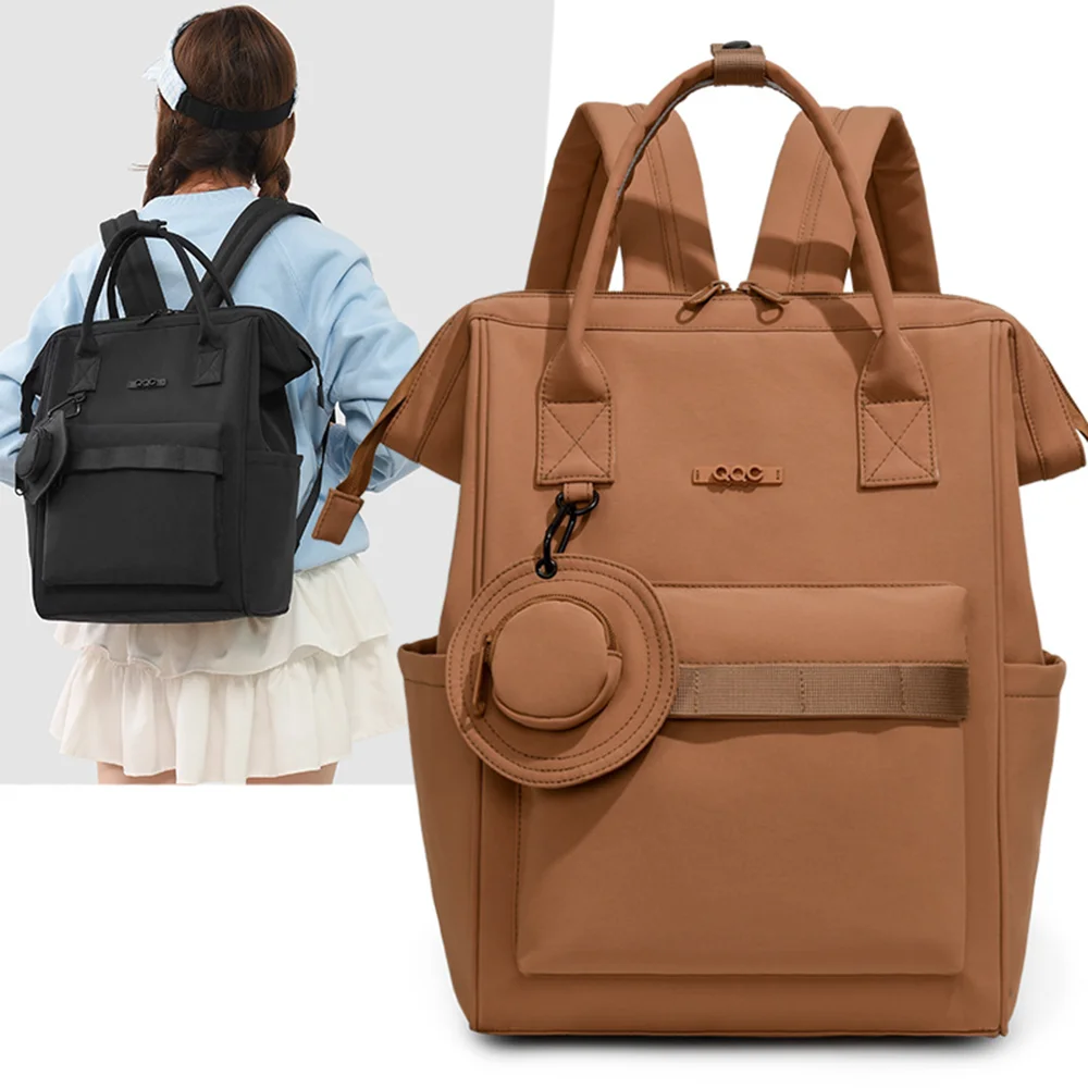 Large Capacity Outdoor Portable Mother Baby Bag Multi Functional Compartment Minimalist Customizable Backpack for Women DailyUse