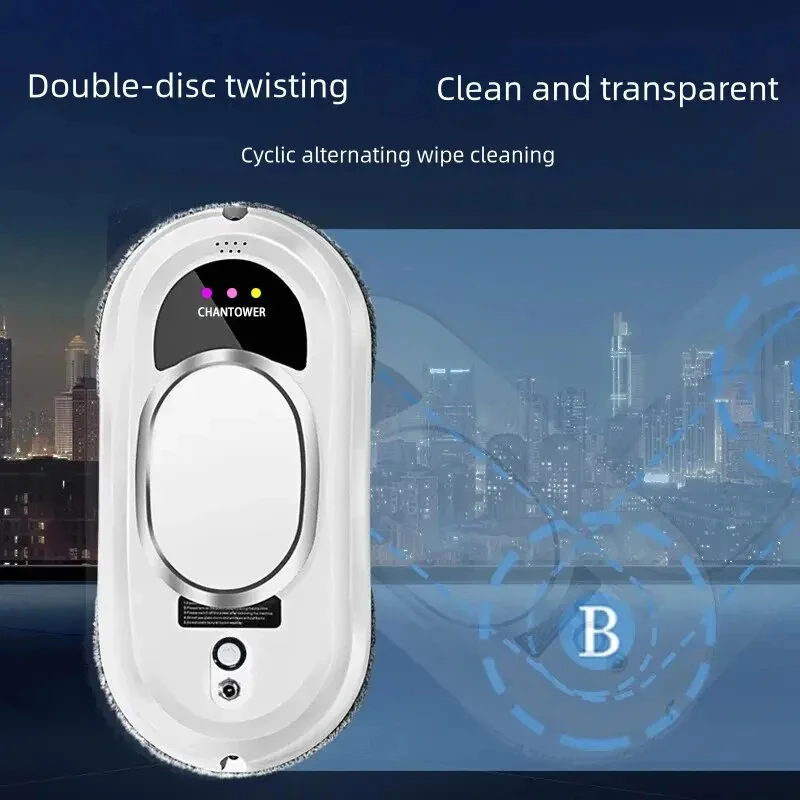 Smart Window Cleaning Machine Intelligent Window Cleaning Robot USB Automatic Electric Remote Control Glass Cleaning Robot