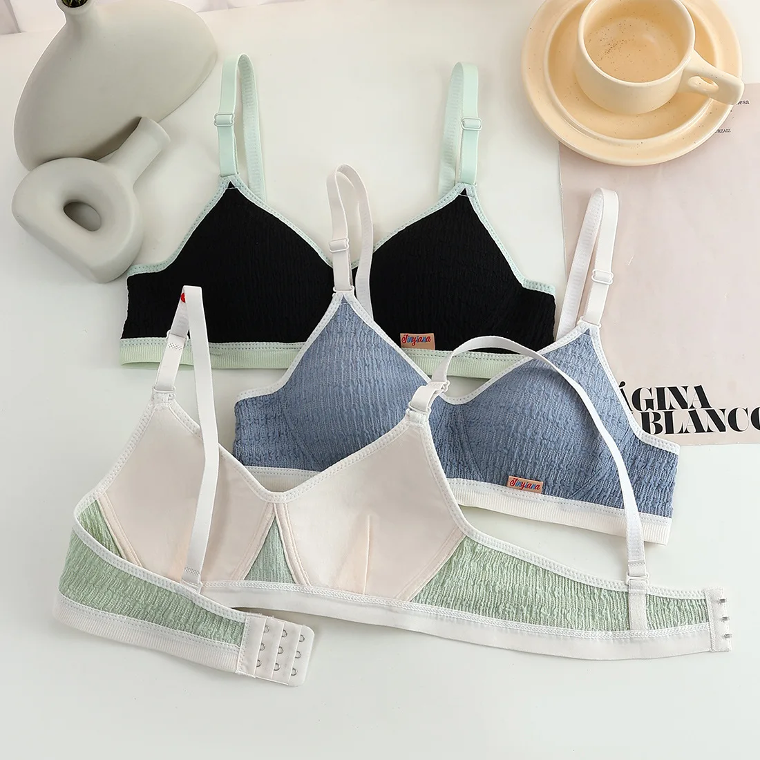 

Cotton Teenage Girl Underwear Puberty Young Girls Small Bras Children Teens Training Bra for Kids Teenagers Lingerie