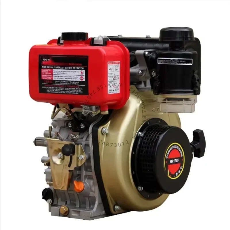 

Chinese brands Hot Sale 10HP Single Cylinder di esel Engine with Electric Starter 186FA