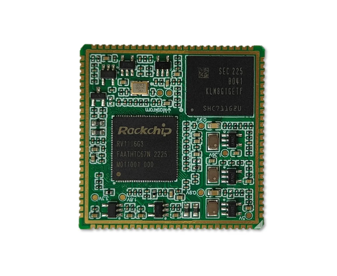 New RV1106G3 core board module 256MB DDR3L/8GB EMMC Linux system integrated NEON and FPU 100M Ethernet USB2.0