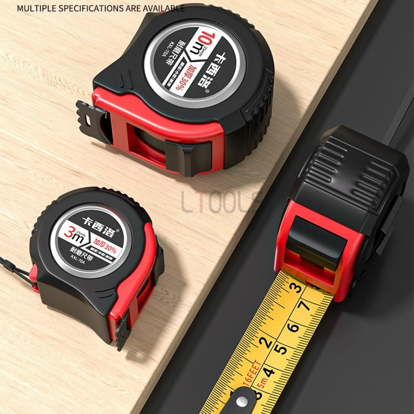 

Метрическая императорская стальная рулетка, противоскользящий резиновый корпус, высокоточная коробчатая линейка, автоматическая фиксирующая линейка, измерительный инструмент