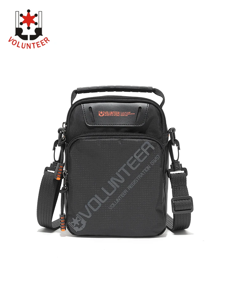 Volunteer Men\'s Shoulder Bags New Fashion Travel Oxford Large Capacity High Quality Phone Waterproof Casual Side Bag Man 1802-15