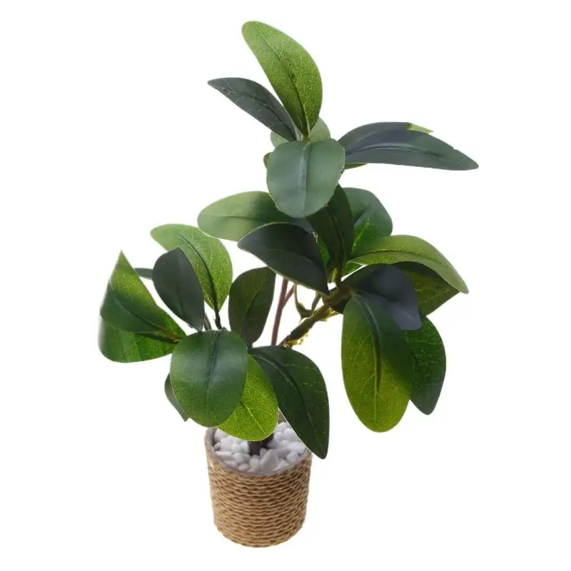 ต้นไม้จำลองในกระถางสำหรับตกแต่งบ้านตุ๊กตาขนาด 1/6 แบบจำลองสวนขนาดเล็ก ของตกแต่งสวน