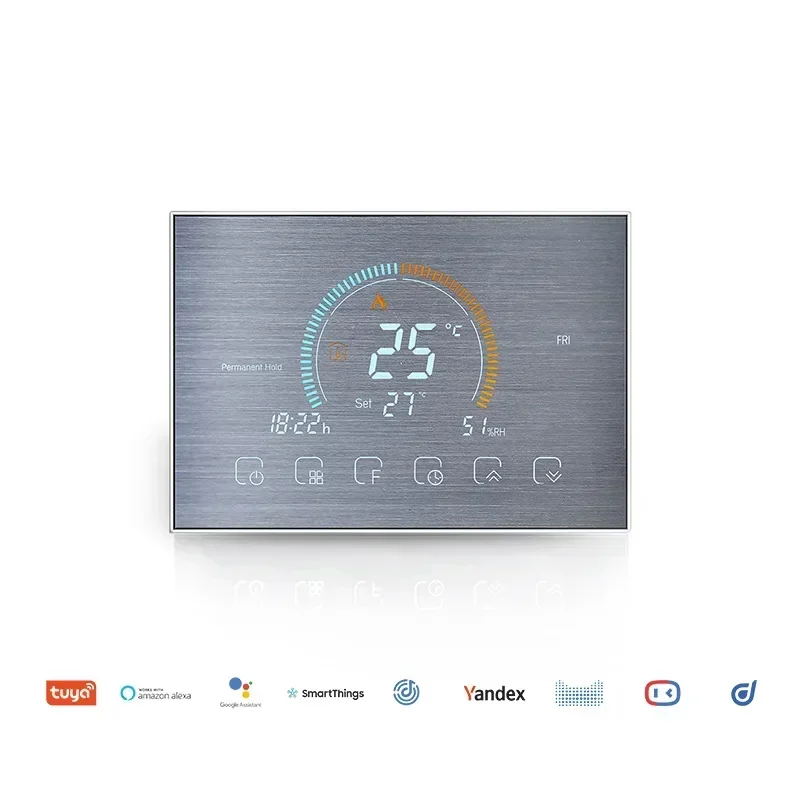 

Smart WiFi electric floor heating thermostat, temperature control panel 16A electric towel rack controller, floor heating switch