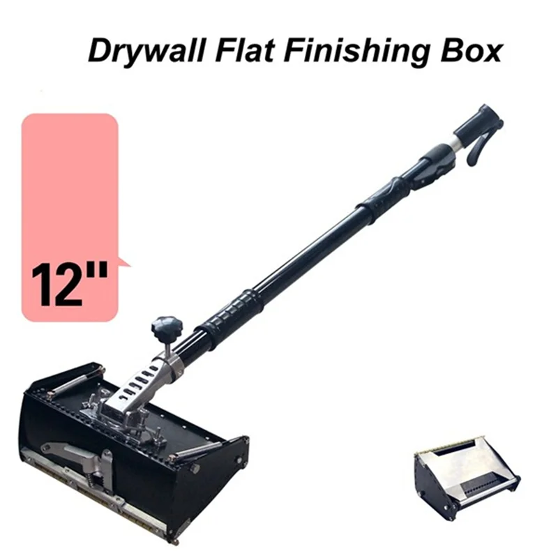 

SOFT-Plastering Flat Box - 12 Inch Drywall Smoothing And Rendering Tool For Construction