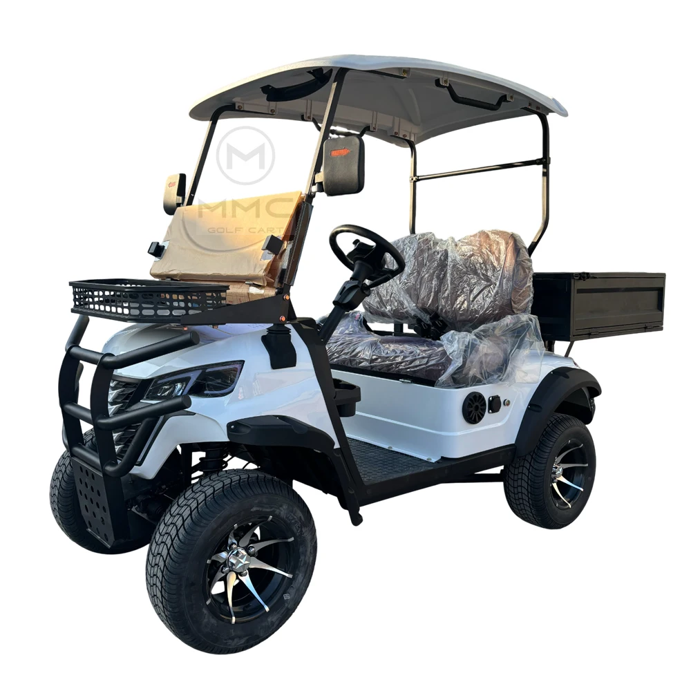 Hot Sale Cheap 4000/5000/7500W 48/60/72V Farm 2 4 Seater Sport Off Road Buggy MMC Electric Golf Cart With Rear Cargo Box