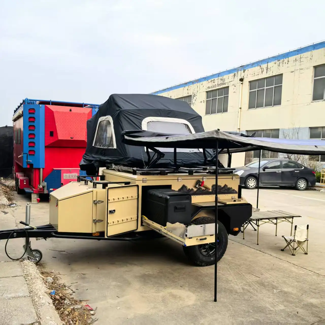 Lightweight Camping Trailer Self-Driving Trailer