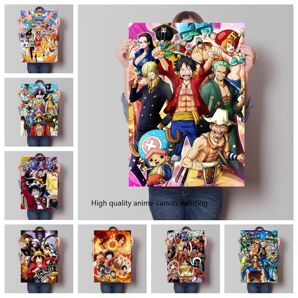 

Japan One Piece Luffy Zoro Chopper Anime Poster Decor Canvas Painting Bar Home Wall Aesthetic Art Decoration Wall Home Room Gift