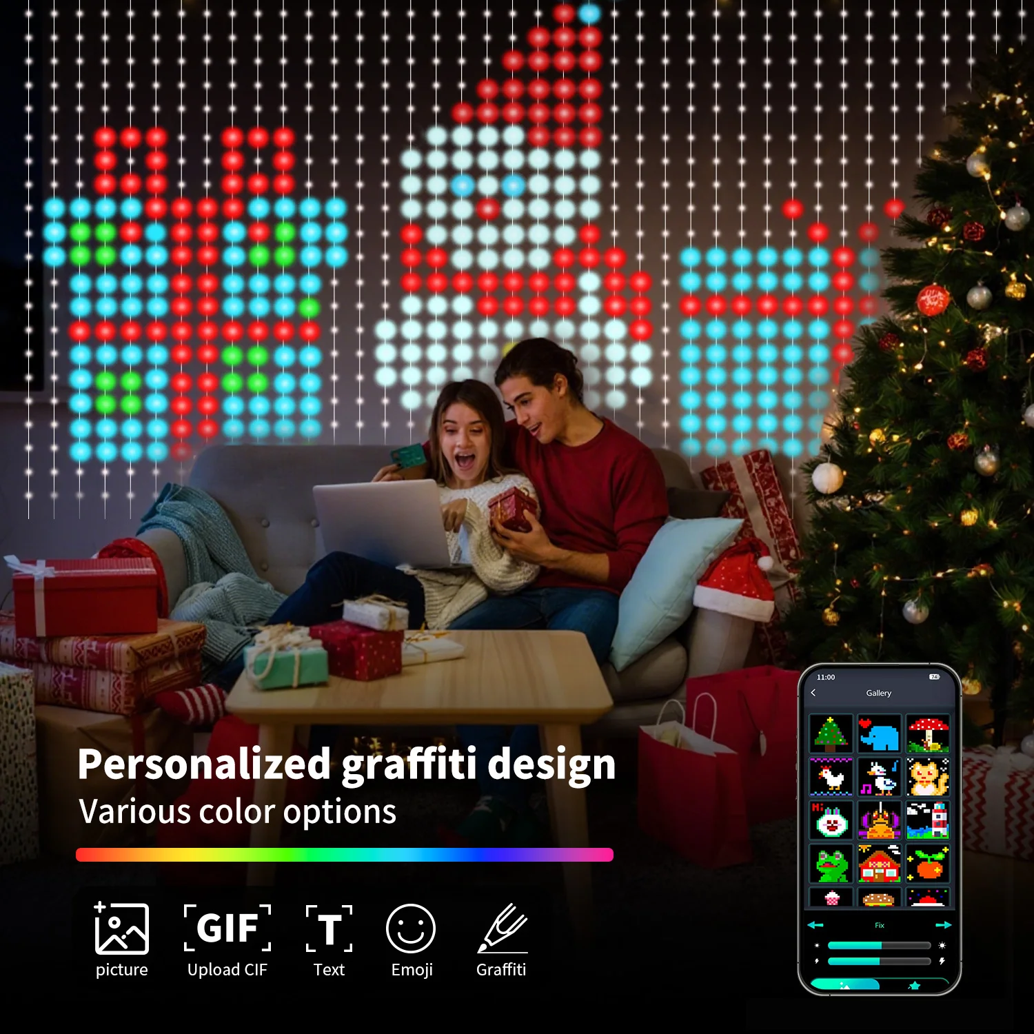 

Светодиодный светильник с умным управлением через приложение - стильный дизайн для домашнего декора