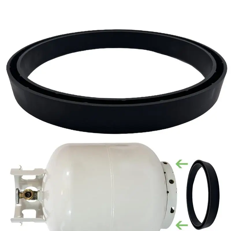 

Propane Tank Stand Propane Tank Spacer Ring Soft Bottom Support Gasket Connectors For 20-40 Lb Cylinders Outdoor Beach Hiking