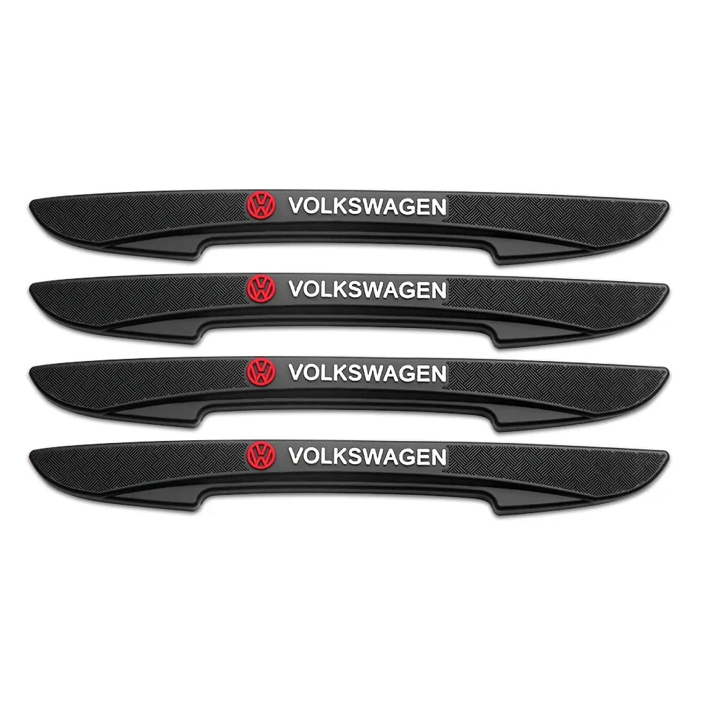 4Pcs Car Door Edge Protector Sticker Anti Collision Anti-scratch Strips For Volkswagen GTI Golf 6 7 Tiguan Jetta Passat b6 GTD