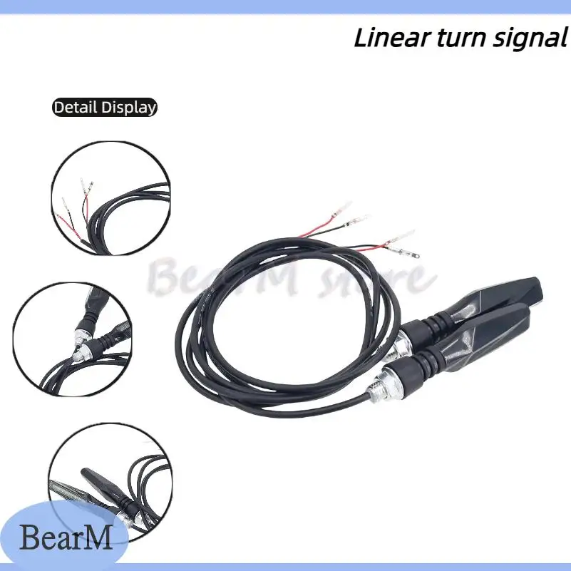 Hot Sale High-Quality NEW For Motorcycle Running LED Motorcycle Turn Signals Light 60V Tail Flasher Flowing Water Blinker