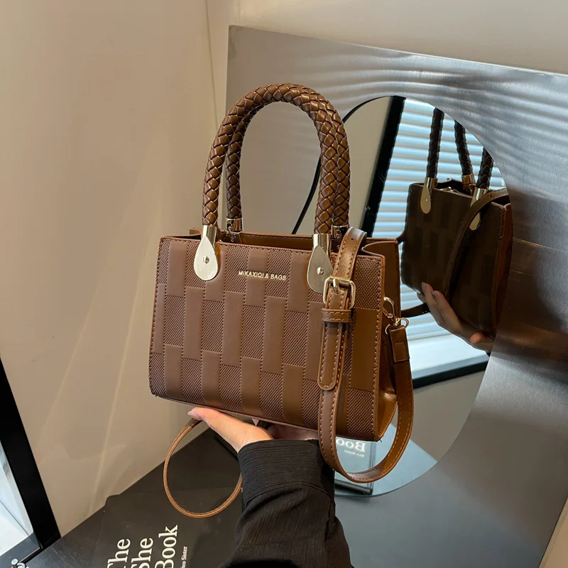 

Винтажная сумка с вышивкой для женщин, дизайнерская сумка на плечо с уникальным узором, роскошная маленькая квадратная сумка через плечо, модная