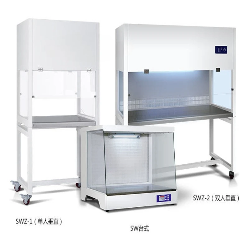 Class 100 ultra-clean workbench, dust-free purification console, single and double clean laboratory ductless fume hood