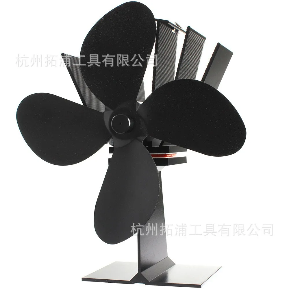 

Wood Burning Stove Fan Low Noise Saving Fuel Thermal Power FireplaceFan Low Noise Saving
