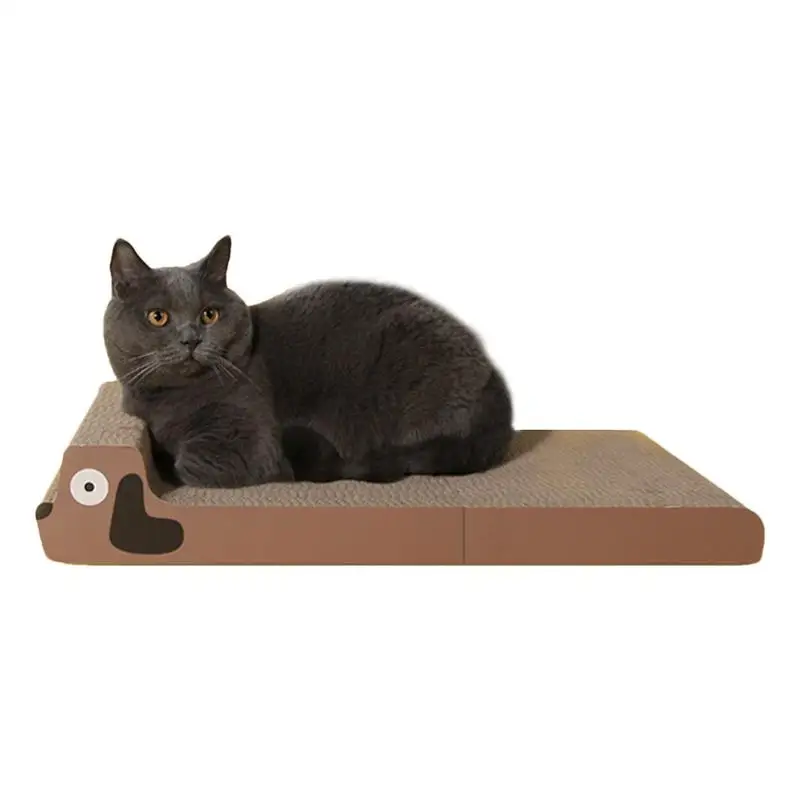 

Scratching Pads For Indoor Cats Cat Scratching Cardboard Foldable Dog Design Bed Lounger For Floor Couch Home Sofa Chair Desk