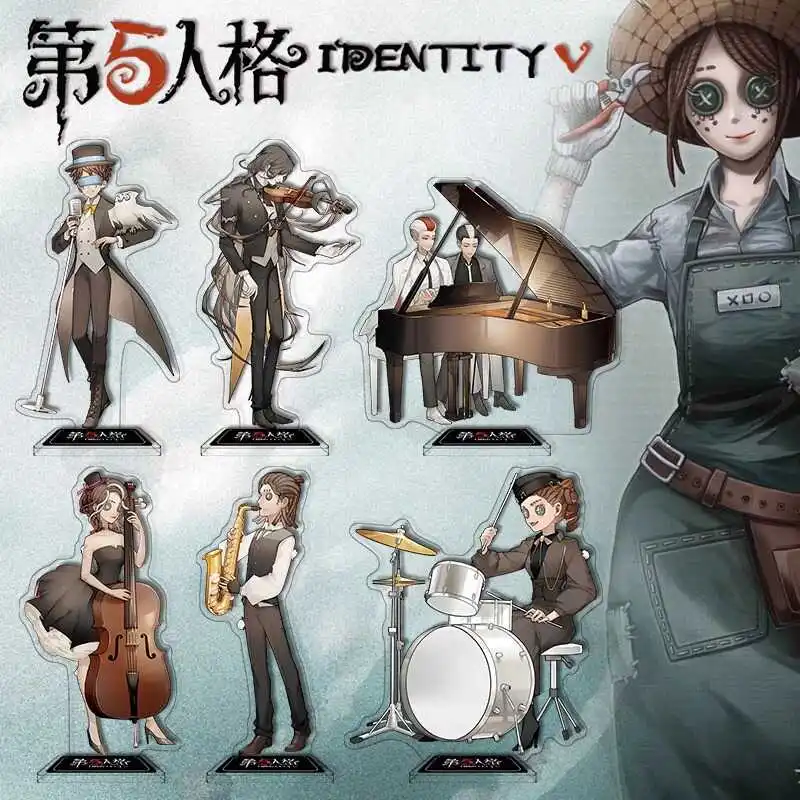 

Anime Identity Ⅴ Eli Clark Seer Demi Bourbon Barmaid Cosplay Musician Acrylic Standing Sign Concert Series Desktop Ornament