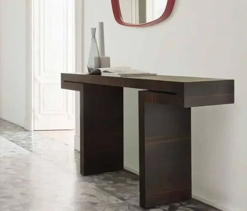 Скандинавская консоль, современные китайские консольные столы, длинный узкий стол, консоль
