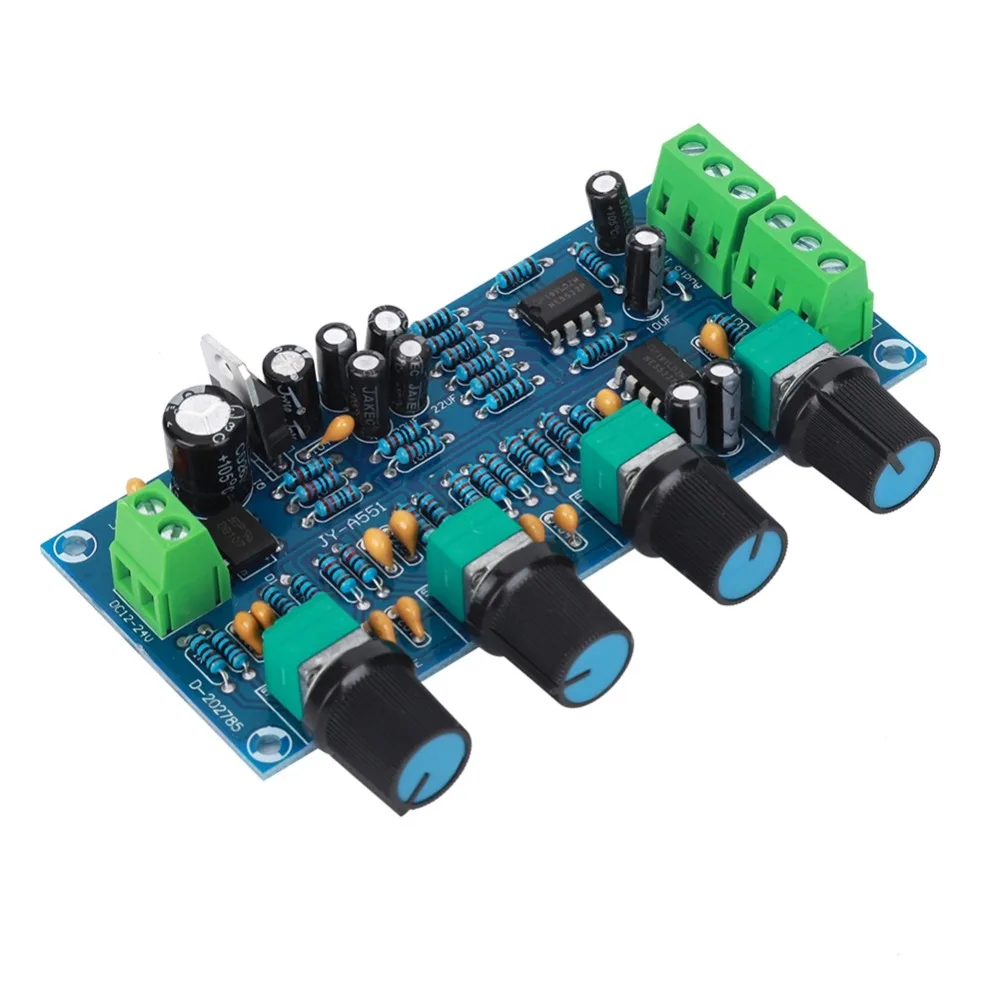 

JY-A551 Preamp Tone Board NE5532 Fever Grade Power Amplifier Board Single Power Supply Tone Board Amplifier Application