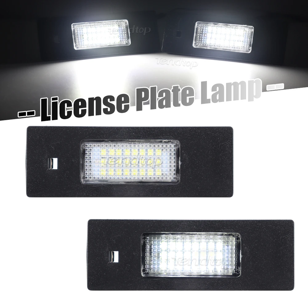 License LED Plate Number Bulb Car Lamp Light White Dedicated  For BMW 1 Series E81 E87 E63 E64 M6 E85 E86 Z4 F12 F13 F20 K48