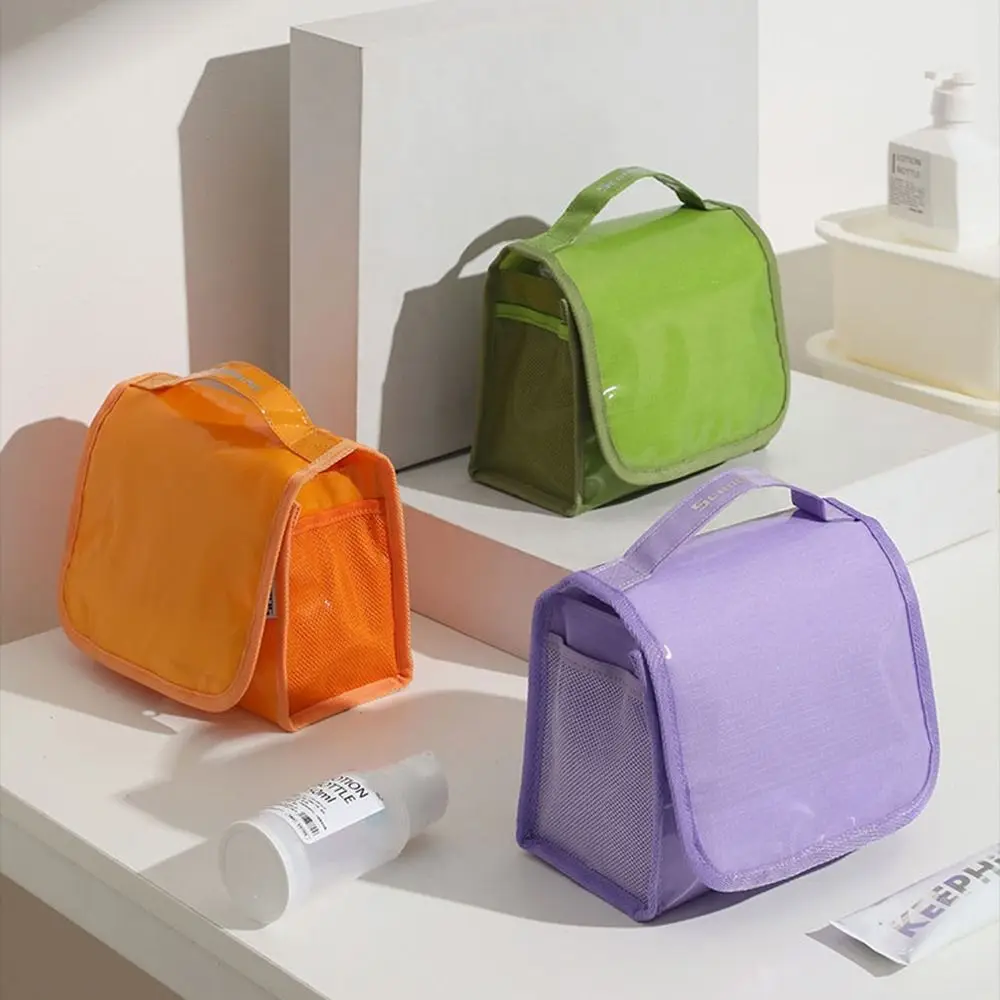 

Водонепроницаемая складная сумка для туалетных принадлежностей большой емкости с несколькими отделениями, портативный чехол для хранения косметики, разделительная ручка для сухой и влажной уборки