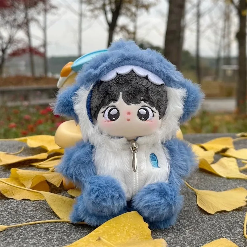 Mini vêtements de poupée en peluche 10/20cm, tenue de requin, accessoires pour la corée Kpop EXO idole, body, vêtements pour Fans, Collection de cadeaux