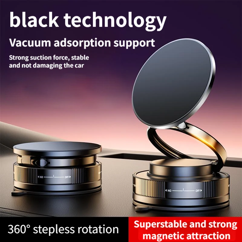 

Intelligent Car Mount Phone Holder Magnetic Attraction Technology Universal Vacuum Adsorption Bracket