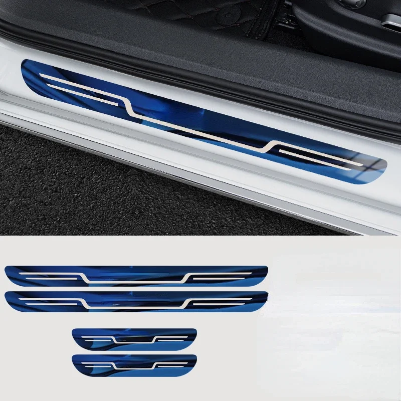 

Suitable For Geely Preface 2021 2022 2023 2024 Stainless Steel Threshold Strip Rear Guard Welcome Pedal Decorative Stickers