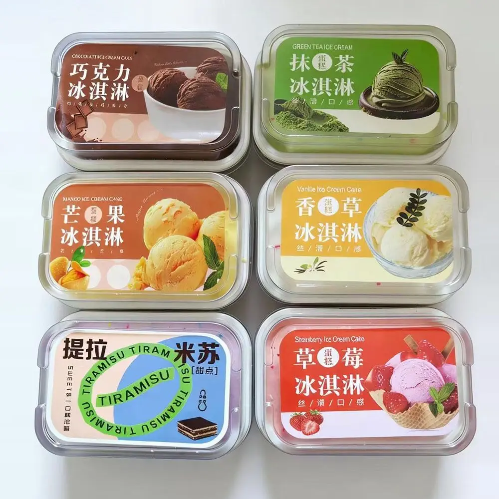 Slow-rebound Simulation Bread Squeeze Toy Soft 3D Sticky Box Cake Squishy Toy Bread Shaped Kneading Squishy Fidget Toy