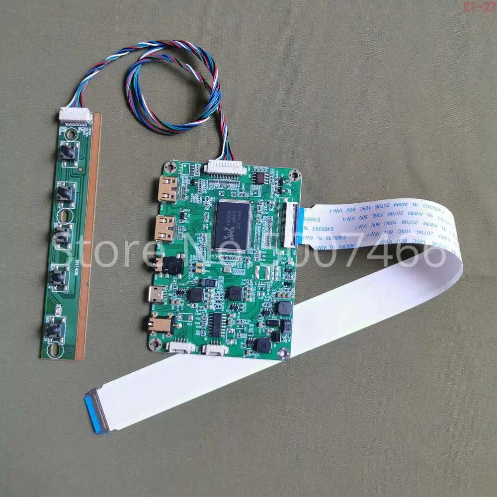 For N156HCA-E5A/EBA/EBB/GA3 5V Micro USB 2mini 1920*1080 Laptop Screen 30-Pin EDP WLED LCD Monitor Controller Board DIY Kit